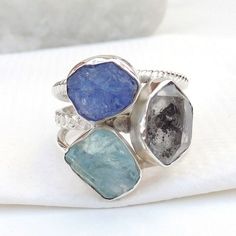 Natural Multi stone Ring, 925 Sterling Silver Multi Raw Gemstone Ring, Handmade 925 Sterling Silver Ring, Stackable Ring, Cluster Ring, Fine Silver Rings.Product:- RingModal no:- U295Metal:- 925 Sterling SilverGemstone :- Multi stoneGemstone size:- 8x10 mm ApproxFinishing:- Shiny SilverWe are using Pure 925 (Stamped) Sterling Silver with Natural Gemstone Jewelry, all of our jewelry designs are Handmade.We are adding new creative designs in our store regularly, for new handmade stuff please get t Silver Sterling Sapphire Ring With Natural Stones, Sterling Silver Sapphire Ring With Natural Stones, Silver Sapphire Ring With Natural Stones, Silver Sterling Stackable Rings With Natural Stones, Silver Birthstone Ring With Natural Stones For Anniversary, Sterling Silver Sapphire Ring With Natural Stones For Anniversary, Anniversary Sapphire Ring With Natural Stones In Sterling Silver, Anniversary Sterling Silver Sapphire Ring With Natural Stones, Silver Birthstone Ring With Natural Stones For Promise