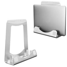 an image of a white desk holder