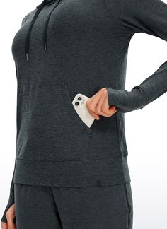 YOGA Women's Lycra Brushed long sleeve hoodie with soft and stretchy fabric. Drawstring pullover sweatshirts with pockets for easy storage. Thumb hole design keeps you warm and holds sleeves in place. Feature & Fitting: 
 Designed for running or workout 
 Hooded design, slim fit 
 Front pocket and thumbholes 
 Fabric: 
 Soft and skin-friendly fabric 
 Added Lycra for stretch 
 Brushed for comfort and warmth 
 88% Polyester, 12% Lycra 
 SKU : RZ36 .Easy reach by searching the SKU Pullover Sweatshirts, Yoga Women, Long Sleeve Hoodie, Front Pocket, Heathers, Sweat Shirt, Platinum, Navy Blue, Slim Fit