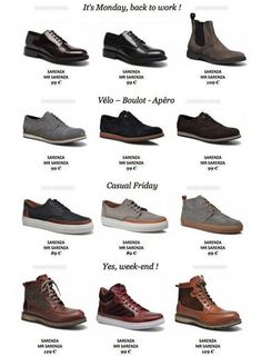 https://pin.it/4PBbzio Mens Smart Casual Shoes, Mens Dress Shoes Guide, Mens Business Casual Shoes, Business Casual Attire For Men, Leather Shoes Brand, Boots Outfit Men, Minimalist Fashion Men, Business Casual Shoes, Mens Fashion Wear