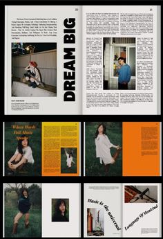 an article in the magazine is shown with photos and text on it, including two pages