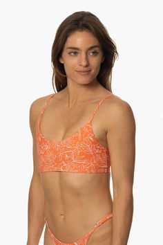 The Mia women's bikini top is a surf-tested, scoop-neck bikini top perfect for getting out in the waves. Wear this surfing bikini top in the water or double it as a bra, thanks to clean finishes, and adjustable straps. Get active and stay stylish during all the sunny beach days and big waves ahead. Features: Good for: Surfing, paddling, ocean activities, lifestyle Fixed Back Medium/Full Coverage (4) Medium/High Impact (4) Lined for maximum privacy Tagless for maximum comfort Chlorine Resistant P Crystal Cove, Swimsuits Athletic, Athletic Swimwear, Ocean Activities, Surf Bikinis, Get Active, Beach Stores, Sunny Beach, Big Waves