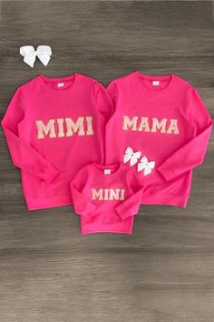 New Arrivals - Limited Supply– Sparkle In Pink Mimi Life, Flannel Skirt, Patch Ideas, Patch Top, Sparkle In Pink, Top Reads, Chenille Patch, Diy Sweatshirt, Green Flannel