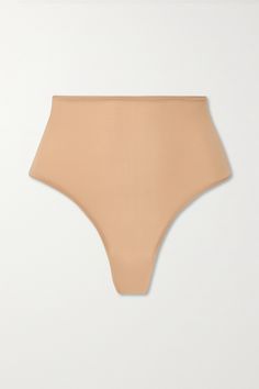 SKIMS' 'Sienna' thong is made to be sculpting and supportive just like the other pieces in the line, while the seamless finish gives it a barely-there feel. The high-rise waist is so flattering, too. High Cut Seamless Shapewear, Contoured Seamless Solid Shapewear, Stretch High Cut Bottoms With Seamless Construction, High Cut Stretch Bottoms With Seamless Construction, Stretch High-cut Bottoms With Seamless Construction, High Cut High Stretch Seamless Bottoms, High Cut Seamless High Stretch Bottoms, Seamless High Cut Bottoms With High Stretch, High Cut Micro-elastic Smoothing Swimwear