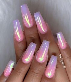 Summer Acrylic Nails, Gel Nail Designs, Simple Nail Designs, Coffin Nails Designs, Pretty Acrylic Nails, Fancy Nails, Nail Designs Summer, Nail Polishes