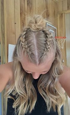 Double Braids, Dutch Braid Hairstyles, Double Dutch, Game Day Hair