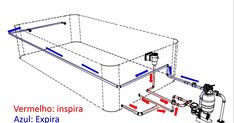 the diagram shows how to install an automatic water heater