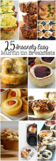 many different types of desserts and pastries are shown in this collage with the title