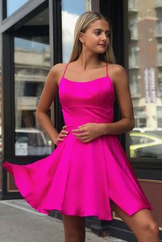 Satin Prom Dress Short, Burgundy Cocktail Dress, Simple Homecoming Dresses, Short Graduation Dresses, Bts Frases, Short Satin, Satin Homecoming Dress, Spaghetti Strap Prom Dress, Pink Homecoming Dress