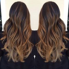 Ombré and highlights by talented Hawaii hair stylist, Pash. i want this but with red and strawberry blonde (: Hawaii Hair, Beautiful Haircuts, Caramel Highlights, Ombré Hair, Hair Color And Cut, Love Hair, Ombre Hair