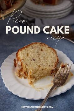 a piece of cake sitting on top of a white plate next to a knife and fork