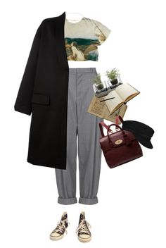 "élève de Poudlard" by writeyourownmagicspells ❤ liked on Polyvore featuring Boutique, Converse, Nude, Mulberry, Lilou and Givenchy Rise In Love, Grey Pants, Mode Vintage, Fashion Mode, Street Styles, Everyday Outfits