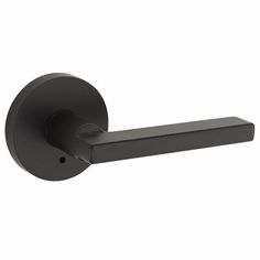 an image of a black door handle on a white background