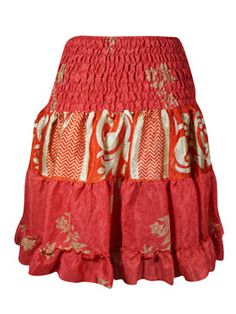 Women Boho Chic Skirt Rose Red Beach Recycle Silk Stylish Skirts S/M Embrace the summer with the Boho Style Summer Ruched Elastic Skirt! Crafted from recycled silk saree fabric in a vibrant Skirt Rose Red hue, this skirt boasts a flattering short length and a striking floral design. Ideal for beach outings or summer events, this statement piece lets your daring side shine. Available in sizes S/M, the Boho Style Summer Ruched Elastic Skirt combines boldness with sustainability. Its unique and cap Red Lined Summer Skirt, Red Summer Skirt With Lining, Summer Flowy Red Skirt, Summer Mini Skirt In Red, Red Summer Beach Skirt, Red Mini Skirt For Summer, Red Summer Mini Skirt, Red Mini Skirt For Beach In Spring, Red Mini Skirt For Beach Spring Season