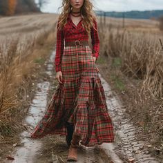 Western Rural Style – rockyrecs Dress Photo, Casual Home, Elegant Casual, Maxi Styles, Fashion Mode, Photo Colour, Style Elegant, Retro Dress, Sleeve Designs