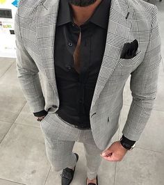 Suits Men Business, Classy Suits, Dress Suits For Men, Designer Suits For Men, Mens Trendy Outfits, Smart Outfit, Suits Men