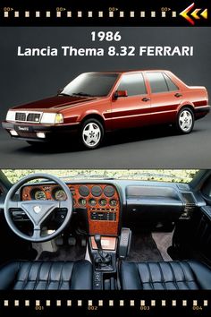 Lancia Thema 8.32 FERRARI (1986) Auto Vintage, French Cars, Racing Art, Lancia Delta, Euro Cars, Car Advertising, Italian Cars, Concept Cars, Car Interior