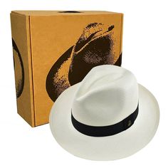 A TIMELESS CLASSIC A beautifully handmade Panama Hat using only the best quality toquilla straw fibers. Adds an extra touch of cool and sophistication to your wardrobe. They boast a laid-back feel and ease for anyone wearing it. It is woven from a toquilla palm’s young leaves, also known as the Jipijapa plant. This material is both strong and lightweight with a beautiful natural color once dried. Original Panama Hats are well-known for keeping you feeling cool with its unique and distinctive wea Hat Painting, Panama Style, Summer Fedora, Outback Hat, Hat Fedora, Safari Hat, Church Activities, Hat Boxes, Hat Handmade