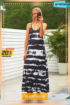 Tie-dyed Crew Neck Sleeveless Long Maxi Dress Casual Tie-dye Sleeveless Sundress, Casual Sleeveless Tie-dye Sundress, Casual Sleeveless Tie Dye Sundress, Spring Tie Dye Sleeveless Sundress, Sleeveless Tie-dye Summer Dress, Sleeveless Tie-dye Spring Dress, Sleeveless Tie-dye Dresses For Spring, Sleeveless Tie Dye Dress For Spring, Summer Sleeveless Tie Dye Dress