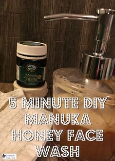 5 Minute Honey Face Wash with essential oils DIY Facewash Skincare, Honey Face Wash, Skin Cleanser Diy, Essential Oils Diy, Exfoliation Benefits, Diy Face Wash, Honey Facial, Homemade Scrub, Skincare Natural