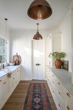 An Elevated + Rustic Dreamy Stone Kitchen - Becki Owens Blog Carrera Marble Countertops, European White Oak Floors, Classic Bar Stools, Stone Accent Walls, White Oak Floors, Stone Kitchen, Cabinet Style