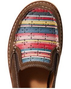 Ariat Women's Serape Stripe 360 Casual Slip-On Cruiser - Moc Toe , Brown Womens Cowgirl Boots, Nail Colors Winter, Ariat Shoes, Store Hours, American West, Barn Finds, Get Directions, Cowgirl Boots, Full Grain Leather