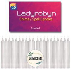 ladyrobyn creme / spell candles - assorted 20 counts each