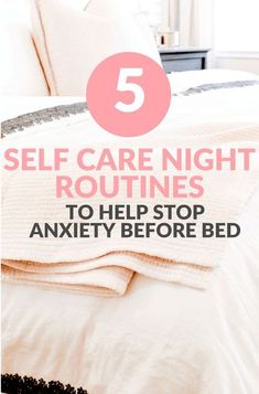 Anxiety before bed can make it impossible to sleep! These nightly #selfcare routines can all the busy #bossbabe or #momboss calm their #mind, relieve #stress and help stop anxiety before sleep. #healthy #healthylifestyle #anxiety #mentalhealth Self Care Night, Night Routines, Sleep Rituals, Quotes Thoughts, Before Sleep, How To Get Sleep, Loose Skin, Before Bed, Self Care Activities