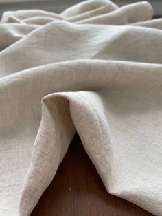 a close up view of the fabric on a table