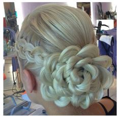 Flower Braids, Short Hair Lengths, Romantic Hairstyles, Braided Ponytail Hairstyles, Best Wedding Hairstyles, Hair Hairstyles, Hair Dos, Ponytail Hairstyles