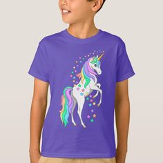 Cute rainbow unicorn Unicorn Cutout, Kids Animal Party, Kids Unicorn Party, Kids Tshirt Designs, Cutout Art, Cute Rainbow Unicorn, Star Birthday Party, Unicorn Birthday Party Invitation, Girl Birthday Party Invitations