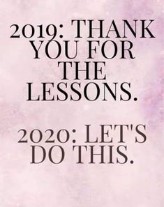 a poster with the words thank you for the lessons and let's do this