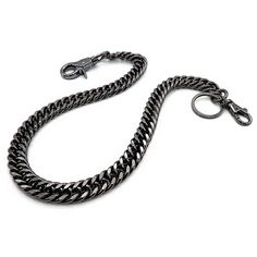 PRICES MAY VARY. ✔️ COLOR is Gunmetal Black ✔️ WIDTH(Thickness of chain) : Approx. 9/16 inch(14.0mm), THICK & HEAVY DUTY CHAIN ✔️ OVERALL LENGTH including Clasp(end to end) : Approx. 17 inches(450mm) / Approx. 24 inches(610mm) ✔️ OVERALL WEIGHT : The 17 inches is approx. 5.2 oz(150 grams) / The 24 inches is approx. 7.4 oz(210 grams) ✔️ Made of High-Gloss Polishing & Quality Plating Finished Steel Chain with Zinc Tin Alloy Snap Hook Lobster Clasps ✔️ THE NEWTRO Wallet Chain is a great addition to Edgy Black Metal Chain Belt, Edgy Black Chain Belt With Adjustable Chain, Edgy Black Adjustable Chain Belt, Black Metal Chain Belt With Silver Chain, Girl Biker, Chain Pants, Wallet Chains, Motorcycle Pants, Punk Goth