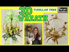 Dollar Tree 3D Wreath | Dollar Tree DIY | AMAZING!! - YouTube Dollar Tree 3d Ball Wreath Form Ideas, Dollar Tree 3d Wreath Form Ideas, Wreath Form Ideas, Bottle Cap Projects, Tree Projects, Quinceanera Planning