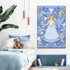 Blue Cinderella Wall Art is a beautiful addition to any decor style. Bring this stunning canvas print into your home to easily refresh your walls and elevate your decor. Off Sale, Decor Styles, Cinderella, Elephant, Canvas Print, Digital Art, Canvas Prints, Wall Art, Canvas