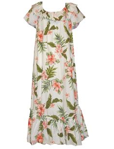 Long Muumuu Hawaiian Dress Kahua Plumeria 100% Cotton Fabric Elastic neckline with cap sleeves Relaxed fit with an easy pullover style Flared skirt and side pocket with ruffled hem Colors: Navy, Coral Sizes: S - 3XL Care: Machine Wash Cold, Cool Iron Made in Hawaii - USA SIZE S M L XL 2XL 3XL BUST 44" 46" 48" 50" 52" 54" WAIST 46" 48" 50" 52" 54" 56" HIP 50" 52" 54" 56" 58" 60" LENGTH 50" 52" 53" 54" 55" 56" These measurements are from the garment and not from the person, measured on a flat surf Muumuu Dress Hawaiian, African Bridesmaids, Hawaiian Muumuu, Blouse Man, Muumuu Dress, Business Casual Shirts, Off White Dresses, Hawaiian Outfit, Usa Dresses