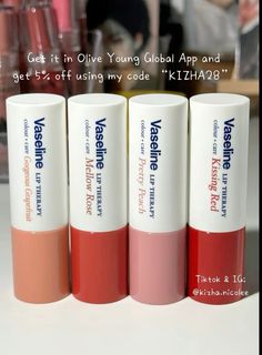 #lipstick #lipgloss #lipgloss #lip Vaseline Lip Therapy Pretty Peach, Vaseline Lip Balm Stick, Vaseline Lip Therapy Aesthetic, Skin Care Basics, Vaseline Lip Therapy, Lip Therapy, Vaseline Lip, Natural Face Skin Care, Makeup Accesories