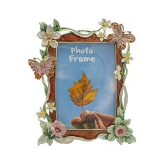 PRICES MAY VARY. MATERIAL: This 3.5x5 photo frame was made from metal frame, high definition glass and smooth boarding at the back. Each piece of the frame is individually Hand painting, will definitely bring stylish and elegant to your home. SIZE: Outline border is 6.7x5.5 inches(17x14cm), displays photo for 3.5x5 inches. Weight 0.48lb(0.22kg). This table top photo frame was designed to display photo vertically. It comes with 4 easy opening tabs at the back for installing photo easily. ELEGANT VINTAGE DESIGN: Excellent craft flower design and delicate noble carvings give this flower photo frame an elegant vintage appearance. Sturdy glass front protects your photo better and gives a better view of your photo. GREAT GIFT CHOICE: A decorative frame always makes the perfect gift! Anyone you g Flower Covered Picture Frame, Nature Picture Frame, Art Deco Theme, Vintage Photo Frames, Cute Frames, Vintage Picture Frames, Table Top Display, Frame Decor, Vintage Pictures