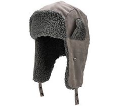 Stay cozy no matter where your next adventure takes you when you slip on this fun trapper hat, featuring faux-shearling lining and a gun-metal snap closure. From San Diego Hat Co. Outdoor Brimmed Hats With Plush Lining, Winter Travel Cap, Adjustable Winter Adventure Hat, Gray Cold Weather Hat, One Size Fits Most, Outdoor Beanie With Faux Fur Lining, Winter Aviator Hat With Plush Lining, Sheepskin Hats With Ear Flaps For Outdoor, Gray Hat For Cold Weather, One Size, Black Trapper Hat