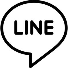 the word line in a speech bubble