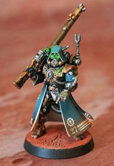 Admech Paint Scheme, 40k Armies, Sci Fi Miniatures, Dungeons And Dragons Miniatures, Warhammer 40k Figures, Modern Toys, Warhammer Figures, Warhammer Paint, Warhammer Models