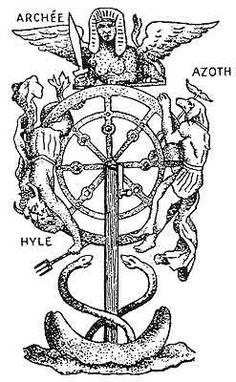 the coat of arms and two snakes on top of a ship's steering wheel, vintage line drawing or engraving illustration