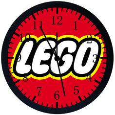 a clock with the word lego on it