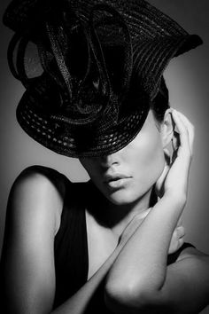 . Flash Portrait, Types Of Hats For Women, White Portrait, Elegant Hats, Heart Fashion, Fancy Hats, Church Hats, Love Hat