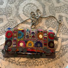 New With Tags. Free People Cross Body Bag With Gray Leather And Colorful Textiles. Bohemian Clutch Bag As Fashion Accessory, Chic Multicolor Embroidered Bag, Festive Bohemian Multicolor Shoulder Bag, Pink Pouch Shoulder Bag For Festival, Pink Handmade Clutch For Travel, Pink Bohemian Clutch For Everyday Use, Pink Crossbody Shoulder Bag For Festival, Multicolor Bohemian Crossbody Bag, Bohemian Multicolor Pouch Shoulder Bag