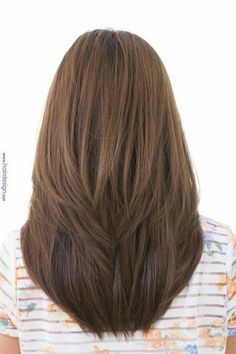 Fesyen Rambut Pendek, Rebonded Hair, Medium Haircut, Haircut For Women, Haircuts For Medium Length Hair, Haircuts For Medium Hair, Long Brown Hair, Haircuts Straight Hair, Long Layered Hair