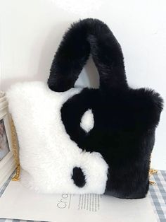 Bag For Love - Yin & Yang Graphic Fluffy Top Handle Bag - Women Tote Bags Product Description Style Preppy Color Black and White Quantity 1 piece Strap Type Chain Strap Type Double Handle Pattern Type Graphic Bag Size Medium Type Top Handle Bag Material Faux Fur Composition 100% Polyester Size Chart INCH CM Size Bag Width Bag Height Bag Length Strap Length one-size 3.9 9.8 13 43.3 Size Bag Width Bag Height Bag Length Strap Length one-size 10 25 33 110 Similar Products h2 { text-align: center; } Black Rectangular Shoulder Bag For Winter, Winter Black Rectangular Shoulder Bag, Black Double Handle Winter Bags, Black Rectangular Bag For Winter, Black Rectangular Winter Bag, Trendy Black Winter Shoulder Bag, Black Rectangular Winter Bags, Black Handheld Bag For Winter, Winter Black Handheld Bag