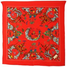 Italian illustrator Vittorio Accornero designed some iconic scarves for Gucci in the late 60s and 70s, and the label’s throwing back to those designs in its latest collection. The usual big branding is stripped back to a single corner on this silk scarf, with the star-patterned border framing the artist's florals in the centre, signed off with his name at the bottom. Made in Italy 100% silk 34' x 34' square Shipment of this piece is not affected by COVID-19. Orders welcome!* Our Company Fashion Gucci Scarves, Expensive Art, Flora Pattern, Silk Clutch, Gucci Scarf, Flora Print, Art Scarves, Floral Silk Scarf, Mushroom Design