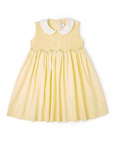 Your little girl will be ready for Easter celebration with this beautiful hand smocked yellow dress T-length Dry Clean or hand wash Made with 100% cotton Fitted Yellow Smocked Dress, Fitted Yellow Smocked Bodice Dress, Fitted Yellow Smocked Dress With Smocked Bodice, Yellow Cotton Smock Dress, Yellow Smock Cotton Dress, Yellow Cotton Smocked Dress For Spring, Yellow Smocked Dress For Spring, Yellow Fitted Smocked Dress, Yellow Fitted Smocked Dress With Smocked Back