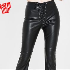 Brand New With Tags. Sadly Too Big For Me And I Forgot To Return Them. Dolls Kill Cargo Pants, Dolls Kill Jeans, Dolls Kill, Flare Pants, Pant Jumpsuit, Faux Leather, Pants For Women, Brand New, Pants